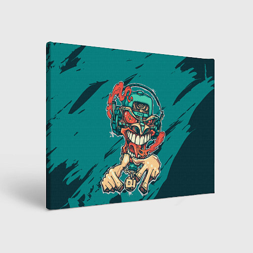 Картина прямоугольная Маска репера-монстра / 3D-принт – фото 1