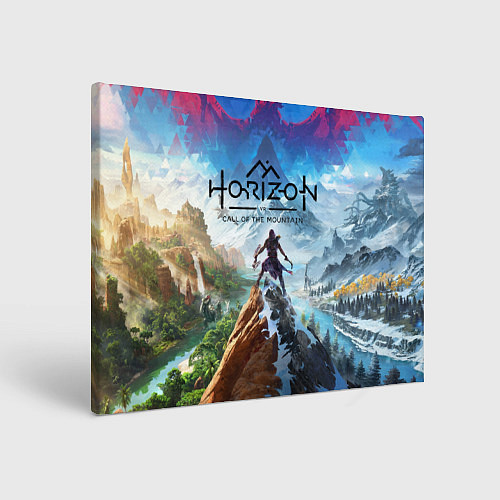 Картина прямоугольная Horizon call of the mountain keyart / 3D-принт – фото 1