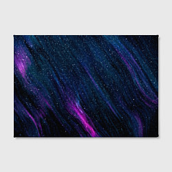 Холст прямоугольный Звёздное абстрактное фиолетовое небо, цвет: 3D-принт — фото 2