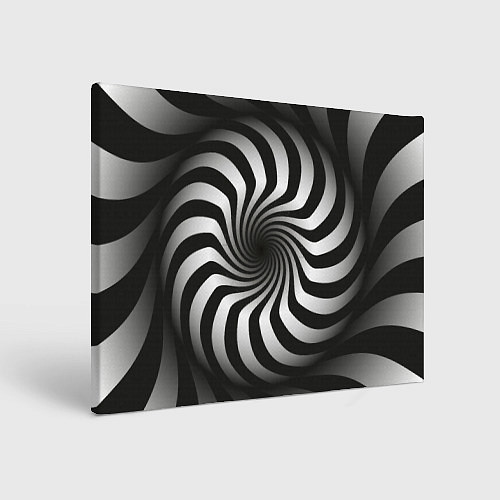 Картина прямоугольная Объёмная спираль - оптическая иллюзия / 3D-принт – фото 1