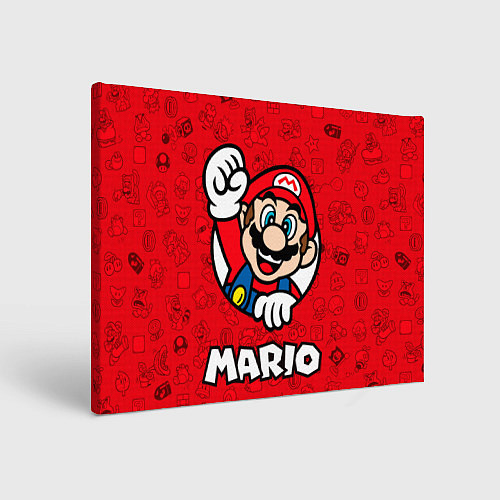 Картина прямоугольная Луиджи и Марио / 3D-принт – фото 1