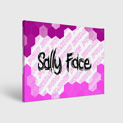 Картина прямоугольная Sally Face pro gaming: надпись и символ