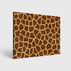 Холст прямоугольный Текстура жирафа, цвет: 3D-принт