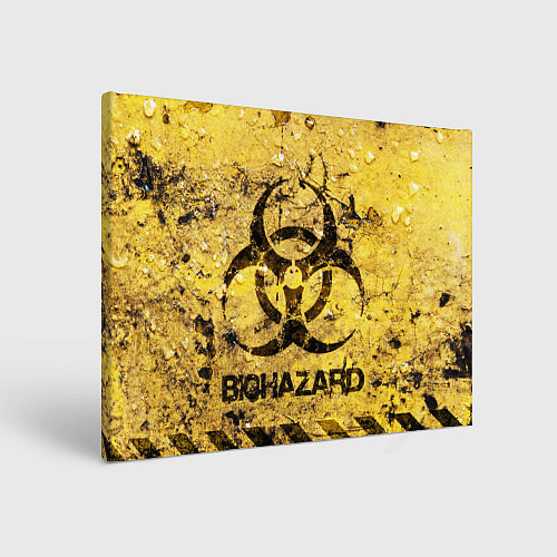 Картина прямоугольная Danger biohazard / 3D-принт – фото 1