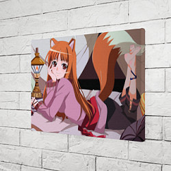 Холст прямоугольный Spice and Wolf - Holo, цвет: 3D-принт — фото 2