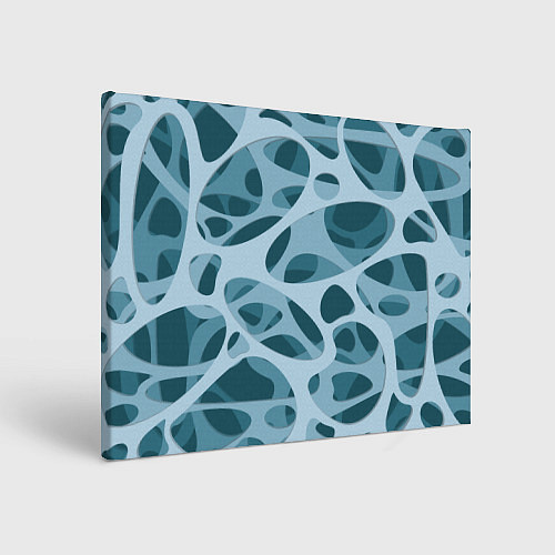 Картина прямоугольная Снежные лабиринты / 3D-принт – фото 1