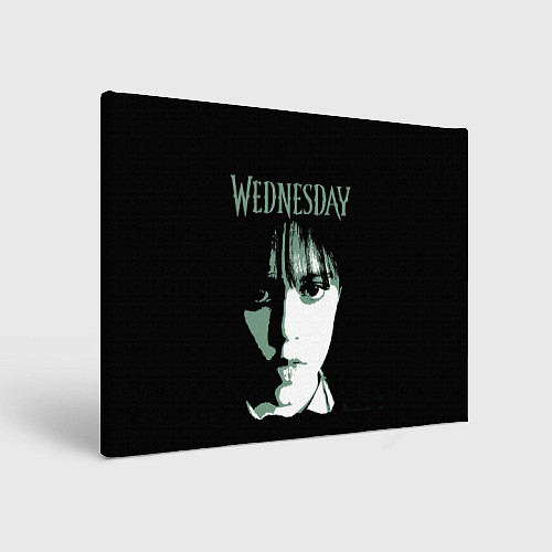Картина прямоугольная Уэнздэй Аддамс / 3D-принт – фото 1