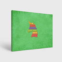 Картина прямоугольная Поп ит единорог на траве