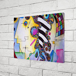 Холст прямоугольный Василий Кандинский Абстрактная композиция, цвет: 3D-принт — фото 2