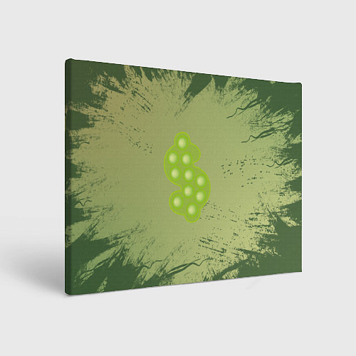 Картина прямоугольная Поп ит доллар хаки / 3D-принт – фото 1