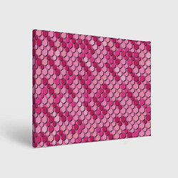 Холст прямоугольный Розовый камуфляж, цвет: 3D-принт