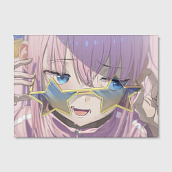 Холст прямоугольный Хитрая Хитори Гото - Одинокий рокер, цвет: 3D-принт — фото 2