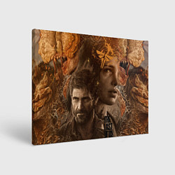 Холст прямоугольный Джоэл и Элли - The Last of Us, цвет: 3D-принт