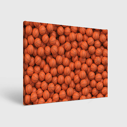 Картина прямоугольная Баскетбольные мячи / 3D-принт – фото 1