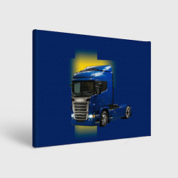 Картина прямоугольная Scania truck