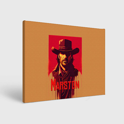 Картина прямоугольная John Marston poster / 3D-принт – фото 1