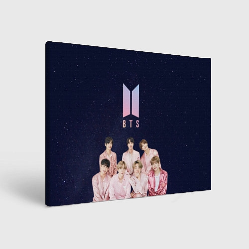 Картина прямоугольная BTS starry sky / 3D-принт – фото 1