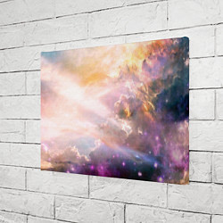 Холст прямоугольный Аморфное абстрактное космическое красочное небо, цвет: 3D-принт — фото 2
