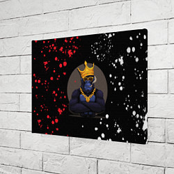 Холст прямоугольный Крутая горилла, цвет: 3D-принт — фото 2