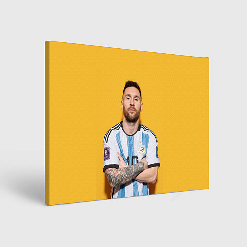 Картина прямоугольная Lionel Messi 10 / 3D-принт – фото 1