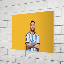 Холст прямоугольный Lionel Messi 10, цвет: 3D-принт — фото 2