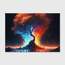 Холст прямоугольный Волшебное дерево желаний, цвет: 3D-принт — фото 2