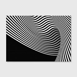 Холст прямоугольный Trendy raster pattern, цвет: 3D-принт — фото 2