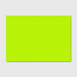 Холст прямоугольный Лайм цвет: однотонный лаймовый, цвет: 3D-принт — фото 2