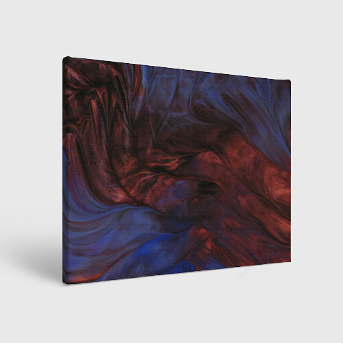 Картина прямоугольная Тёмные переливающиеся волны с блёстками / 3D-принт – фото 1