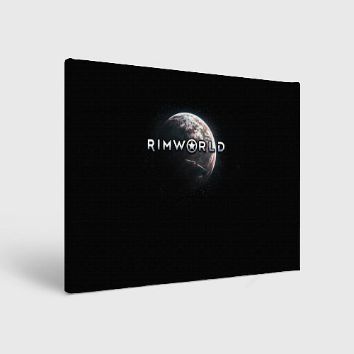Картина прямоугольная Rimworld planet / 3D-принт – фото 1