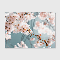 Холст прямоугольный Японские красивые цветы, цвет: 3D-принт — фото 2