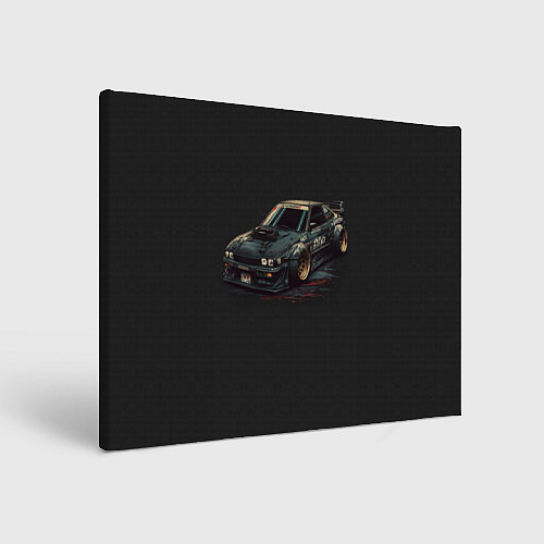 Картина прямоугольная Nissan Skyline 2000 gtr / 3D-принт – фото 1