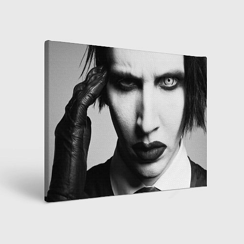 Картина прямоугольная Marilyn Manson looks at you / 3D-принт – фото 1