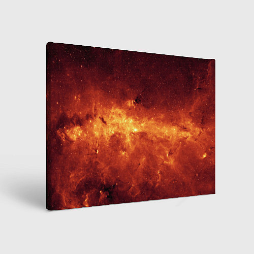 Картина прямоугольная Огненная галактика / 3D-принт – фото 1