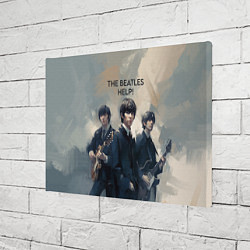 Холст прямоугольный The Beatles - Help, цвет: 3D-принт — фото 2