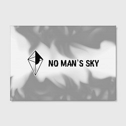 Холст прямоугольный No Mans Sky glitch на светлом фоне: надпись и симв, цвет: 3D-принт — фото 2