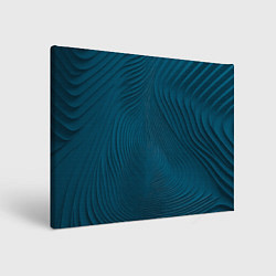 Холст прямоугольный Фантазия в синем, цвет: 3D-принт
