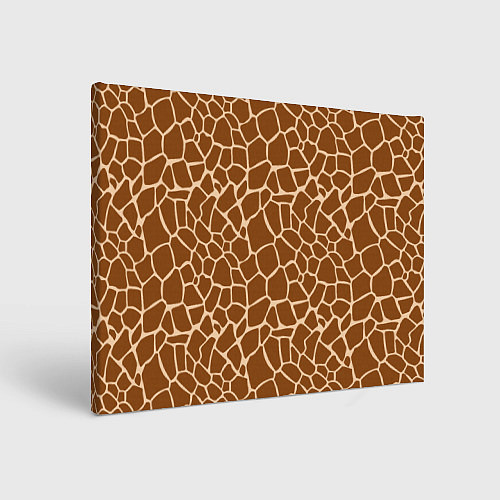 Картина прямоугольная Пятнистая шкура жирафа / 3D-принт – фото 1