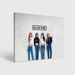 Холст прямоугольный Blackpink kpopk, цвет: 3D-принт