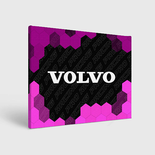 Картина прямоугольная Volvo pro racing: надпись и символ / 3D-принт – фото 1