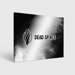Картина прямоугольная Dead Space glitch на светлом фоне: надпись и симво