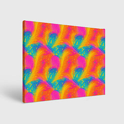 Холст прямоугольный Насыщенные яркие краски, цвет: 3D-принт