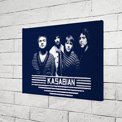 Холст прямоугольный Kasabian все участники группы, цвет: 3D-принт — фото 2