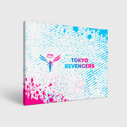 Картина прямоугольная Tokyo Revengers neon gradient style: надпись и сим