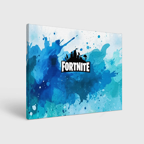 Картина прямоугольная Fortnite Logo Paint / 3D-принт – фото 1