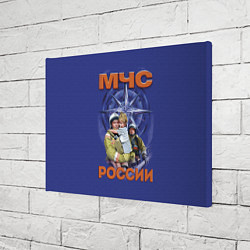 Холст прямоугольный МЧС России - спасатели, цвет: 3D-принт — фото 2