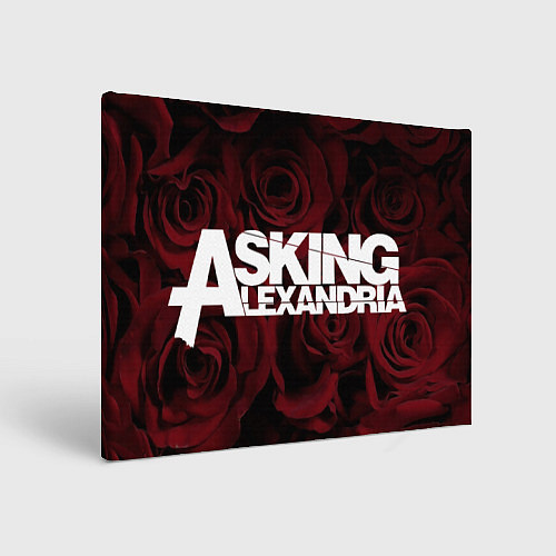 Картина прямоугольная Asking Alexandria roses / 3D-принт – фото 1