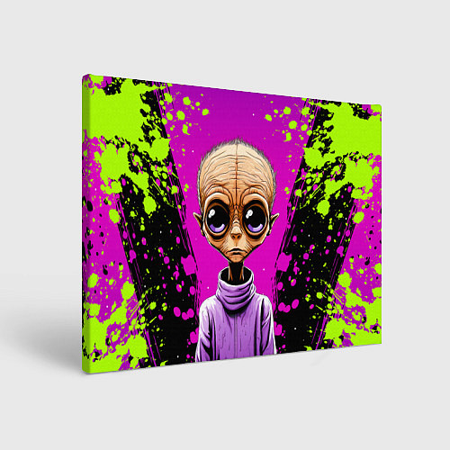 Картина прямоугольная Alien - comics art style / 3D-принт – фото 1