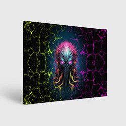 Картина прямоугольная Alien - neon style