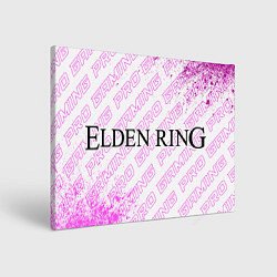 Холст прямоугольный Elden Ring pro gaming: надпись и символ, цвет: 3D-принт